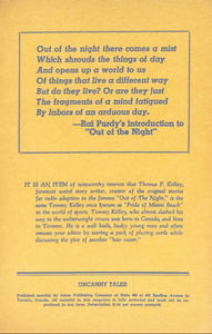 Uncanny Tales, November 1940