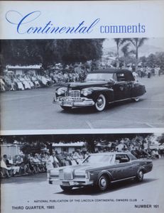 Continental Comments - Number 161