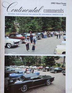 Continental Comments - 1993 Meet Issue - Number 195