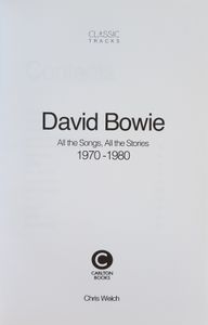 David Bowie: All the Songs, All the Stories 1970-1980