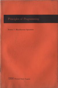 Principles of Programming
