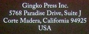 Gingko Press Inc.