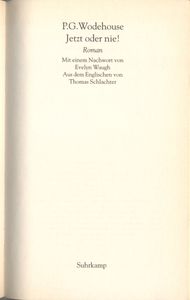 Jetzt oder nie!