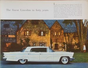 Nineteen Sixty Lincoln and Lincoln Continental
