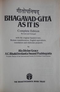 Bhagavad-gītā as It Is