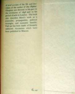 Karl Marx: His Life and Environment