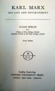 Karl Marx: His Life and Environment
