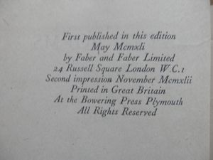 Later Poems 1925-1935