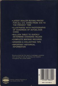 Handbook of United Stated Coins 1990