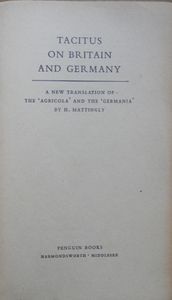 Tacitus on Britain and Germany