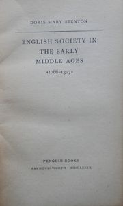 English Society in the Early Middle Ages (1066–1307)