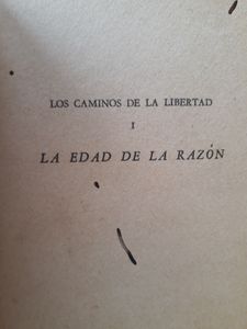 Los Caminos De La Libertad I La Edad De La Razón