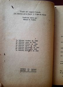 Los Caminos De La Libertad I La Edad De La Razón