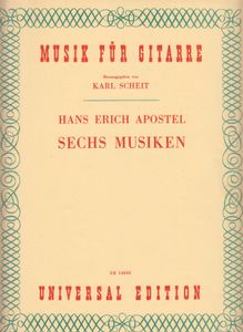 Sechs Musiken, Op. 25