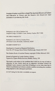 The Dedalus/Ariadne Book of Austrian Fantasy: The Meyrink Years 1890–1930