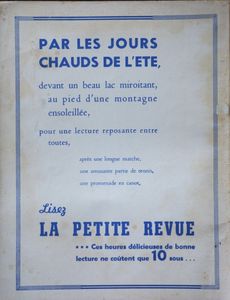 La Petite Revue - Vol.10 No.8