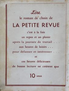 La Petite Revue - Vol.10 No.10
