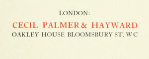 Cecil Palmer & Hayward