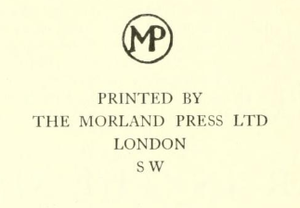 The Morland Press Ltd