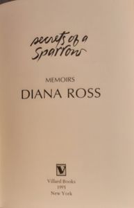Diana Ross Memoirs Secret Of A Sparrow