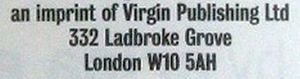Virgin Publishing Ltd