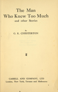 The Man Who Knew Too Much and Other Stories
