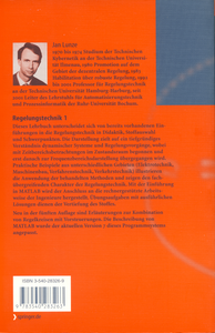 Regelungstechnik 1: Systemtheoretische Grundlagen, Analyse und Entwurf einschleifiger Regelungen