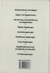 Taschenbuch der Regelungstechnik mit MATLAB und Simulink