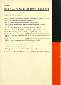 Programmierung des Mikroprozessorsystems U880-K1520