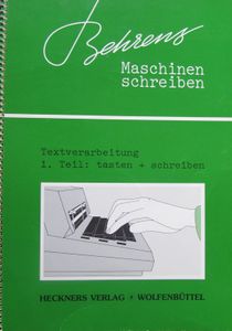 Textverarbeitung. 1. Teil: tasten + schreiben