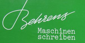 Behrens Maschinenschreiben