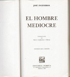 El Hombre Mediocre