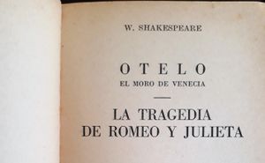 Otelo El Moro De Venecia / La Tragedia De Romeo Y Julieta