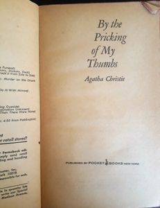 By the Pricking of My Thumbs