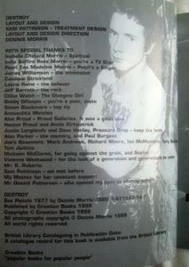 Destroy: Sex Pistols 1977