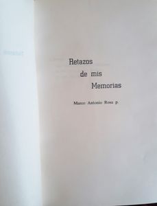 Retazos De Mis Memorias