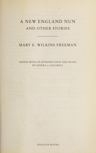A New England Nun and Other Stories