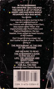 The Restaurant at the End of the Universe