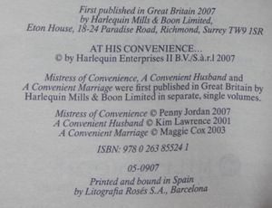 At His Convenience