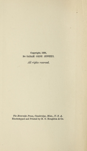The Country of the Pointed Firs