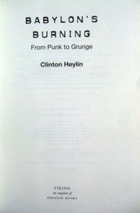 Babylon's Burning: From Punk to Grunge