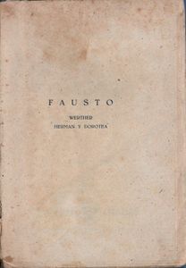 Fausto / Werther / Herman Y Dorotea