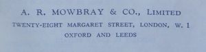 A. R. Mowbray & Co., Limited