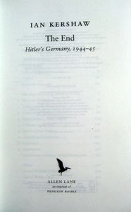 The End: Hitler's Germany, 1944-45