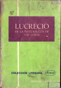 Lucrecio De La Naturaleza De Las Cosas