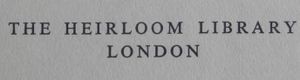 The Heirloom Library