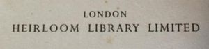 Heirloom Library Limited