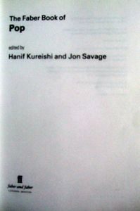 The Faber Book of Pop