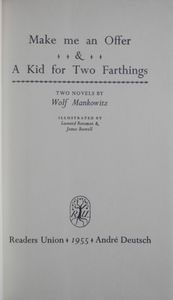 Make Me an Offer and a Kid for Two Farthings