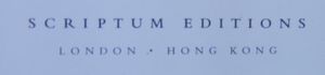 Scriptum Editions